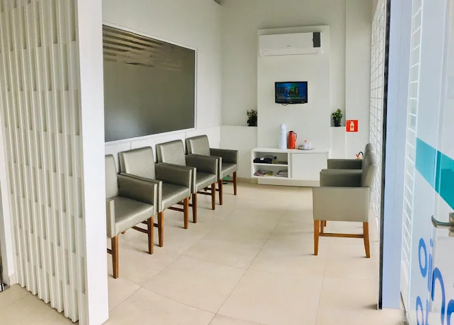 Sala de espera da Clínica Petrônio Delgado